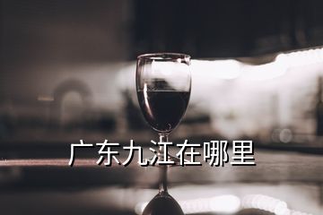 广东九江在哪里