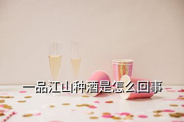 一品江山种酒是怎么回事