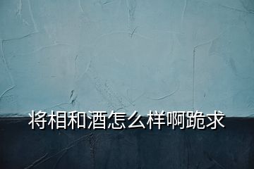 将相和酒怎么样啊跪求