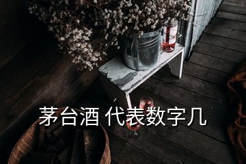 茅台酒 代表数字几