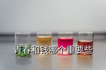 青春和钱哪个重要些