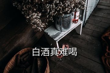 白酒真难喝