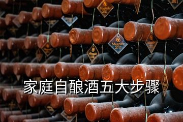 家庭自酿酒五大步骤