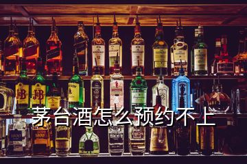 茅台酒怎么预约不上