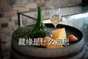 藏缘是什么意思