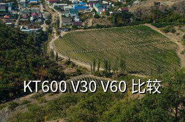 KT600 V30 V60 比较