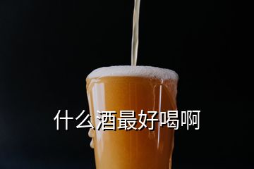 什么酒最好喝啊