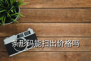 条形码能扫出价格吗