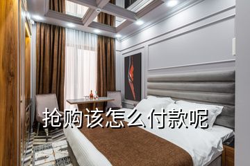 抢购该怎么付款呢