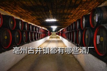 亳州古井镇都有哪些酒厂