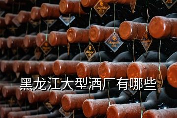 黑龙江大型酒厂有哪些