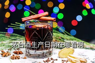 茅台酒生产日期在哪看啊