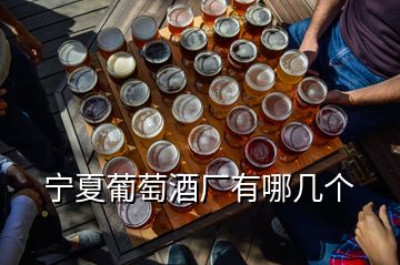 宁夏葡萄酒厂有哪几个