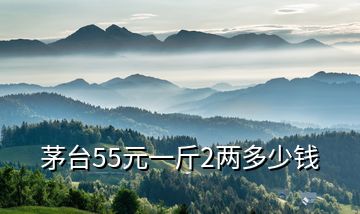 茅台55元一斤2两多少钱