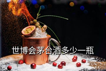 世博会茅台酒多少一瓶