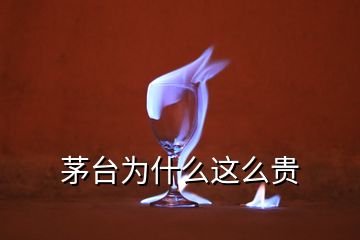 茅台为什么这么贵