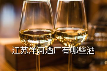 江苏洋河酒厂有哪些酒