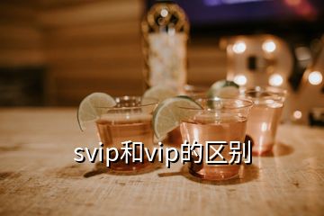 svip和vip的区别