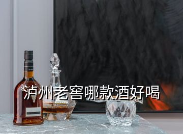 泸州老窖哪款酒好喝