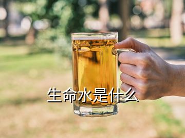 生命水是什么