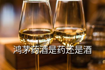 鸿茅药酒是药还是酒