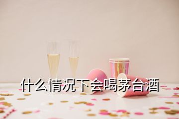 什么情况下会喝茅台酒