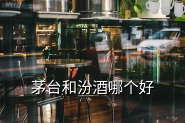 茅台和汾酒哪个好