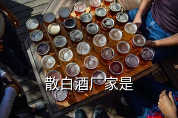 散白酒厂家是