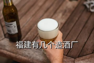 福建有几个造酒厂