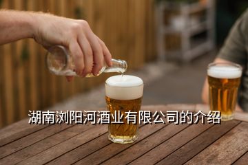 湖南浏阳河酒业有限公司的介绍
