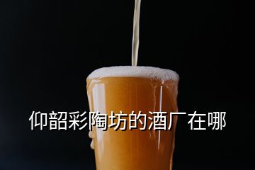 仰韶彩陶坊的酒厂在哪