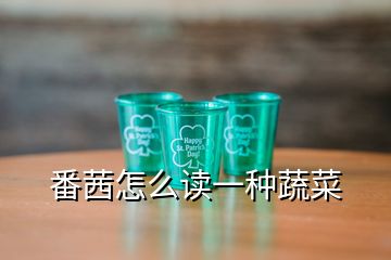 番茜怎么读一种蔬菜