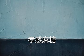 孝感麻糖