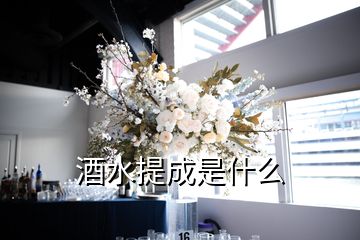 酒水提成是什么