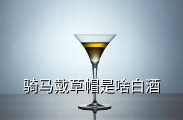 骑马戴草帽是啥白酒