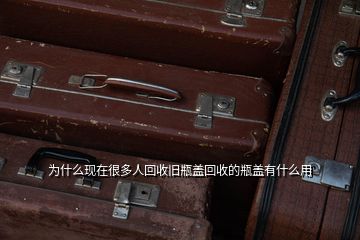 为什么现在很多人回收旧瓶盖回收的瓶盖有什么用