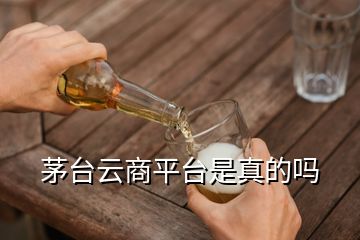 茅台云商平台是真的吗