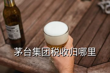 茅台集团税收归哪里