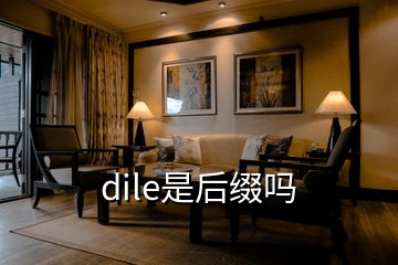 dile是后缀吗