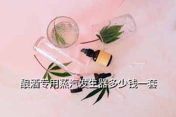 酿酒专用蒸汽发生器多少钱一套