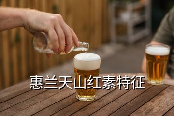 惠兰天山红素特征