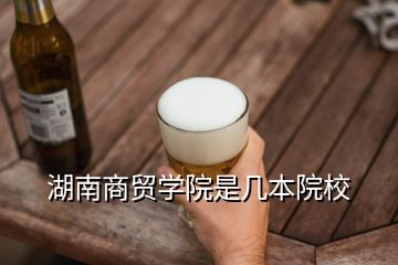 湖南商贸学院是几本院校