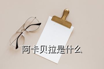 阿卡贝拉是什么