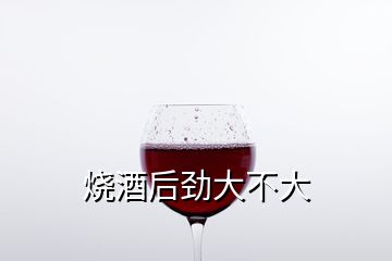 烧酒后劲大不大