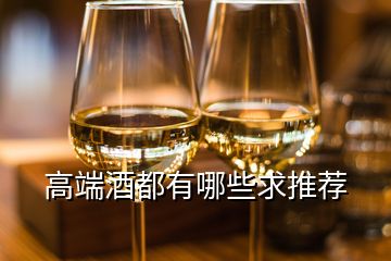 高端酒都有哪些求推荐