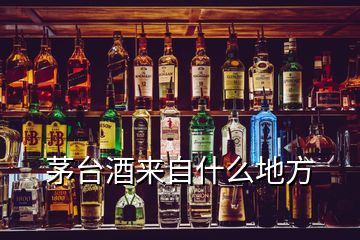 茅台酒来自什么地方