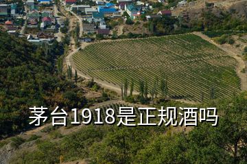 茅台1918是正规酒吗