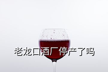 老龙口酒厂停产了吗