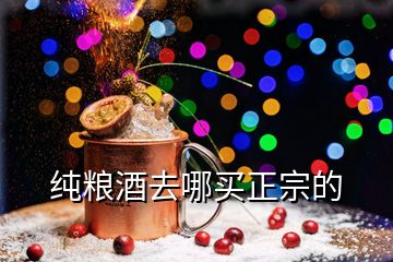 纯粮酒去哪买正宗的