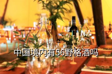 中国境内有56野格酒吗